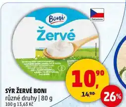 Penny Market SÝR ŽERVÉ BONI různé druhy, 80 g nabídka