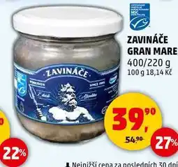 Penny Market ZAVINÁČE GRAN MARE, 400/220 g nabídka