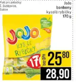 Jip Jojo bonbony kyselé rybičky nabídka