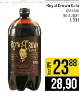 Jip Royal Crown Cola classic no sugar nabídka