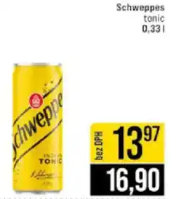 Jip Schweppes tonic nabídka