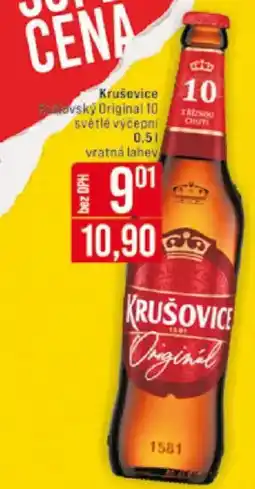 Jip Krušovice 10 Panovský Original 10 světlé výčepní nabídka