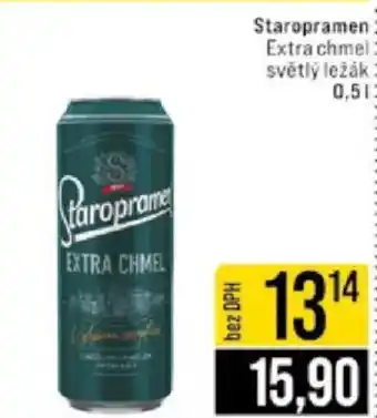 Jip Staropramen Extra chmel světlý ležák nabídka