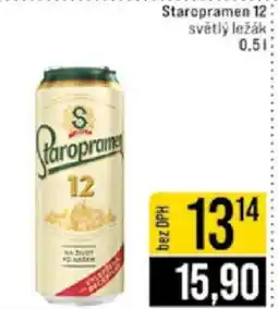 Jip Staropramen 12 světlý ležák nabídka