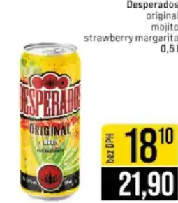 Jip Desperados original mojito strawberry margarita nabídka