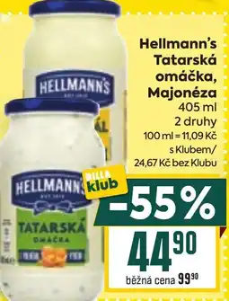 Billa Hellmann's Tatarská omáčka, Majonéza nabídka