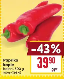 Billa Paprika kapie nabídka