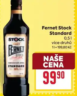 Billa Fernet Stock Standard nabídka