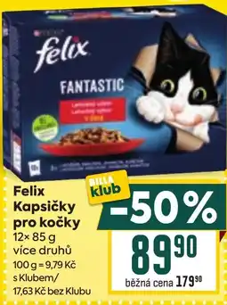 Billa Felix Kapsičky pro kočky nabídka