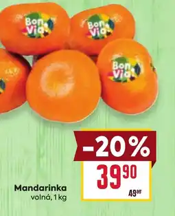 Billa Mandarinka nabídka