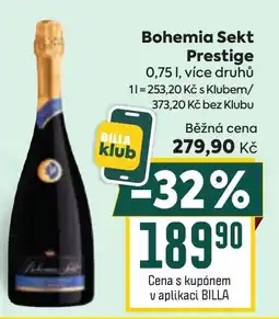 Billa Bohemia Sekt Prestige nabídka