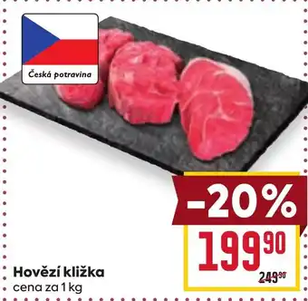 Billa Hovězí kližka nabídka