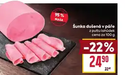 Billa Šunka dušená v páře nabídka