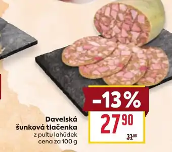 Billa Davelská šunková tlačenka nabídka