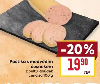 Billa Paštika s medvědím česnekem nabídka