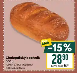 Billa Chalupářský bochník nabídka