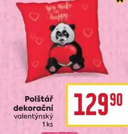 Billa Polštář dekorační valentýnsky nabídka