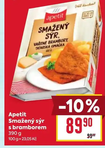 Billa Apetit Smažený sýr s bramborem nabídka