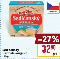 Billa Sedlčanský Hermelín originál nabídka