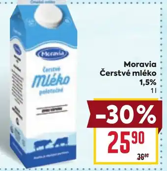 Billa Moravia Čerstvé mléko 1.5% nabídka