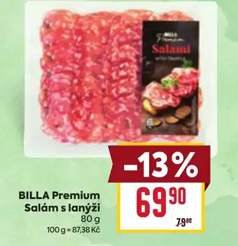 Billa BILLA Premium Salám s lanýži nabídka