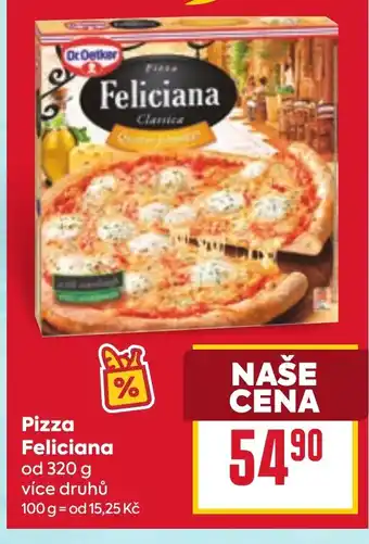 Billa Pizza Feliciana nabídka