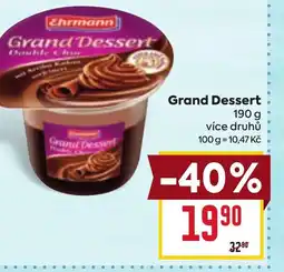 Billa Grand Dessert nabídka