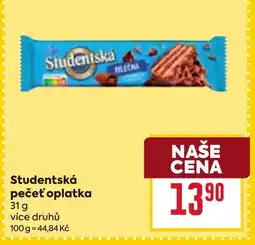 Billa Studentská pečeť oplatka nabídka