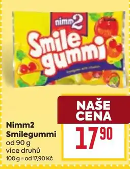 Billa Nimm2 Smilegummi nabídka