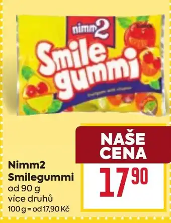 Billa Nimm2 Smilegummi nabídka