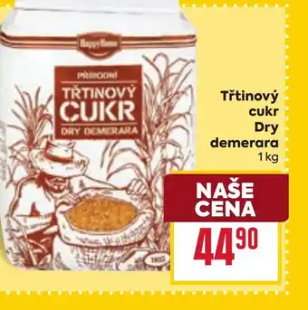 Billa Třtinový cukr Dry demerara nabídka