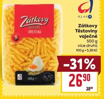 Billa Zátkovy Těstoviny vaječné nabídka