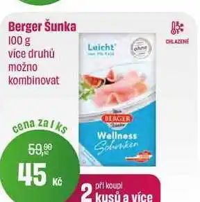 BonVeno Berger Šunka 100 g nabídka