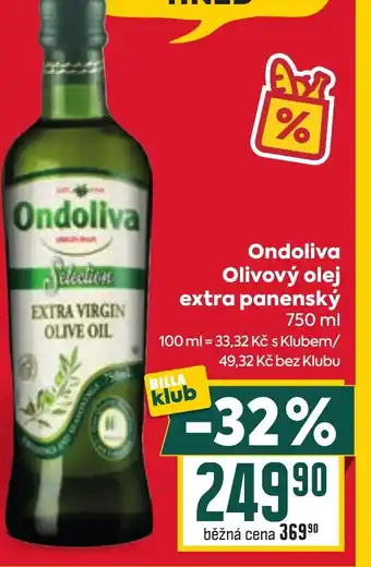 Billa Ondoliva Olivový olej extra panenský nabídka