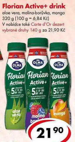 CBA Florian Active+ drink, 320 g nabídka