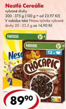 CBA Nestlé Cereálie, 300-375 g nabídka