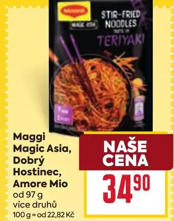 Billa Maggi Magic Asia, Dobrý Hostinec, Amore Mio nabídka