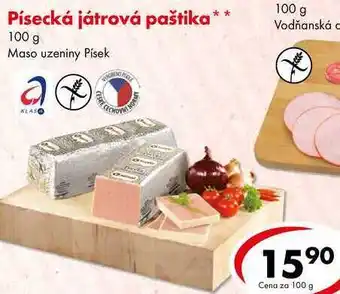 CBA Písecká játrová paštika, 100 g nabídka