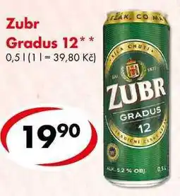CBA Zubr Gradus 12, 0,5 l nabídka