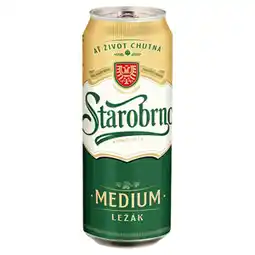 CBA Starobrno Medium 0,5l plech 0.5l nabídka