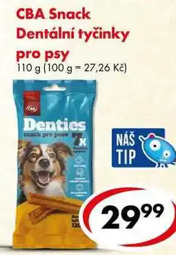 CBA CBA Snack Dentální tyčinky pro psy, 110 g nabídka