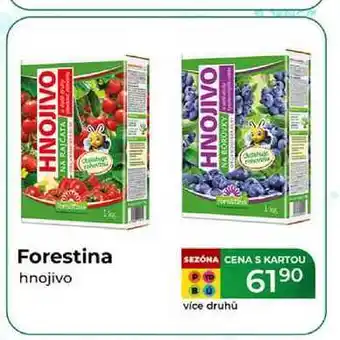 Tamda Foods Forestina hnojivo nabídka