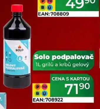 Tamda Foods Solo podpalovač 1L grilů a krbů gelový nabídka