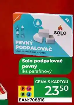 Tamda Foods Solo podpalovač pevný 1ks parafínový nabídka