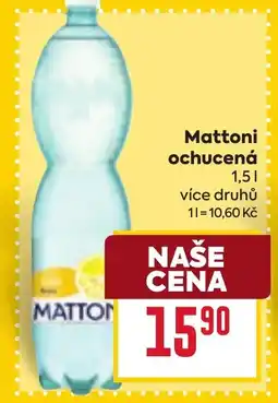 Billa Mattoni ochucená nabídka