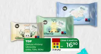 Tamda Foods TDF Deluxe vlhčený ubrousky 64ks, 72ks, 80ks nabídka