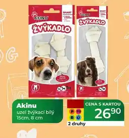 Tamda Foods Akinu uzel žvýkací bílý 15cm, 8 cm nabídka