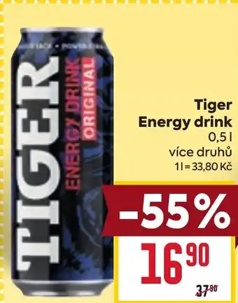 Billa TIGER Energy drink nabídka