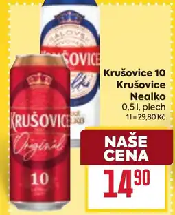 Billa Krušovice 10 Krušovice Nealko nabídka