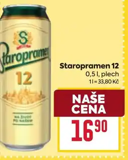 Billa Staropramen 12 nabídka